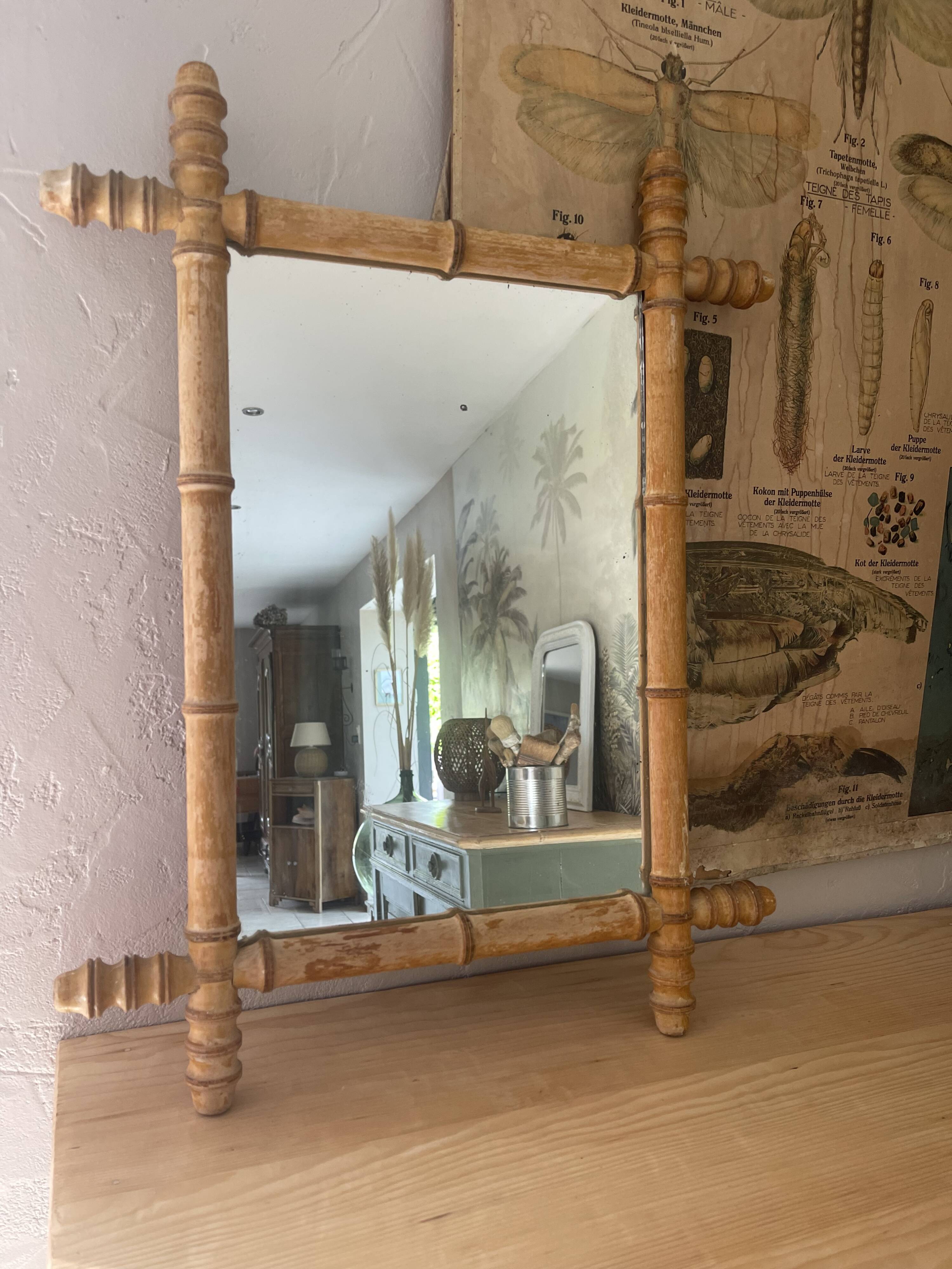 Bamboo mirror