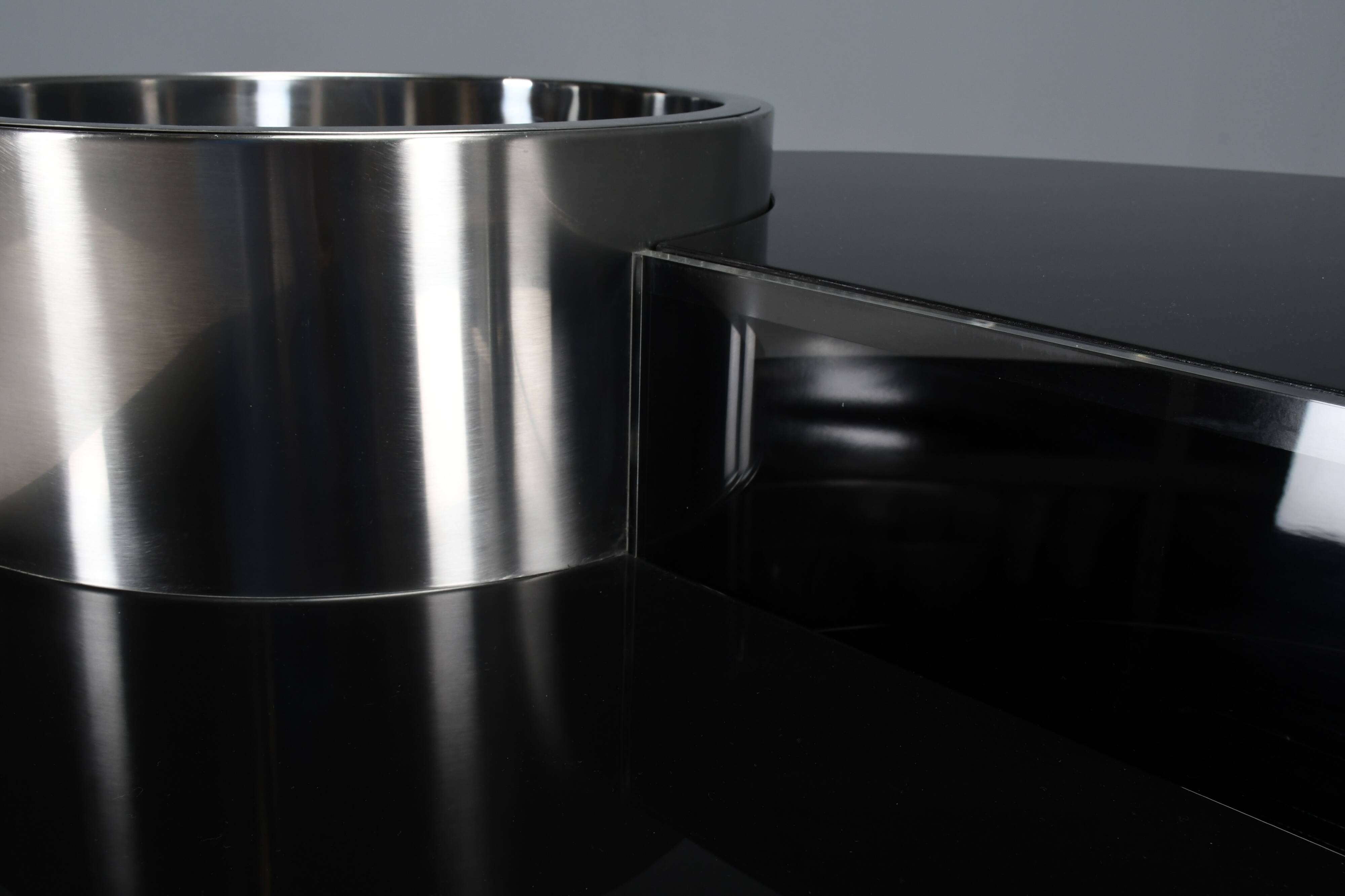 Rare Table Bar by Massimo Papiri for Mario Sabot, Italy 1970s