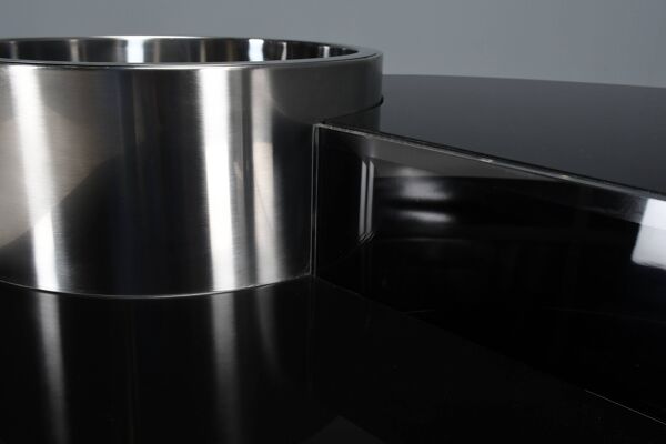 Rare table bar de Massimo Papiri pour Mario Sabot, Italie 1970