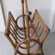 Rattan magazine rack