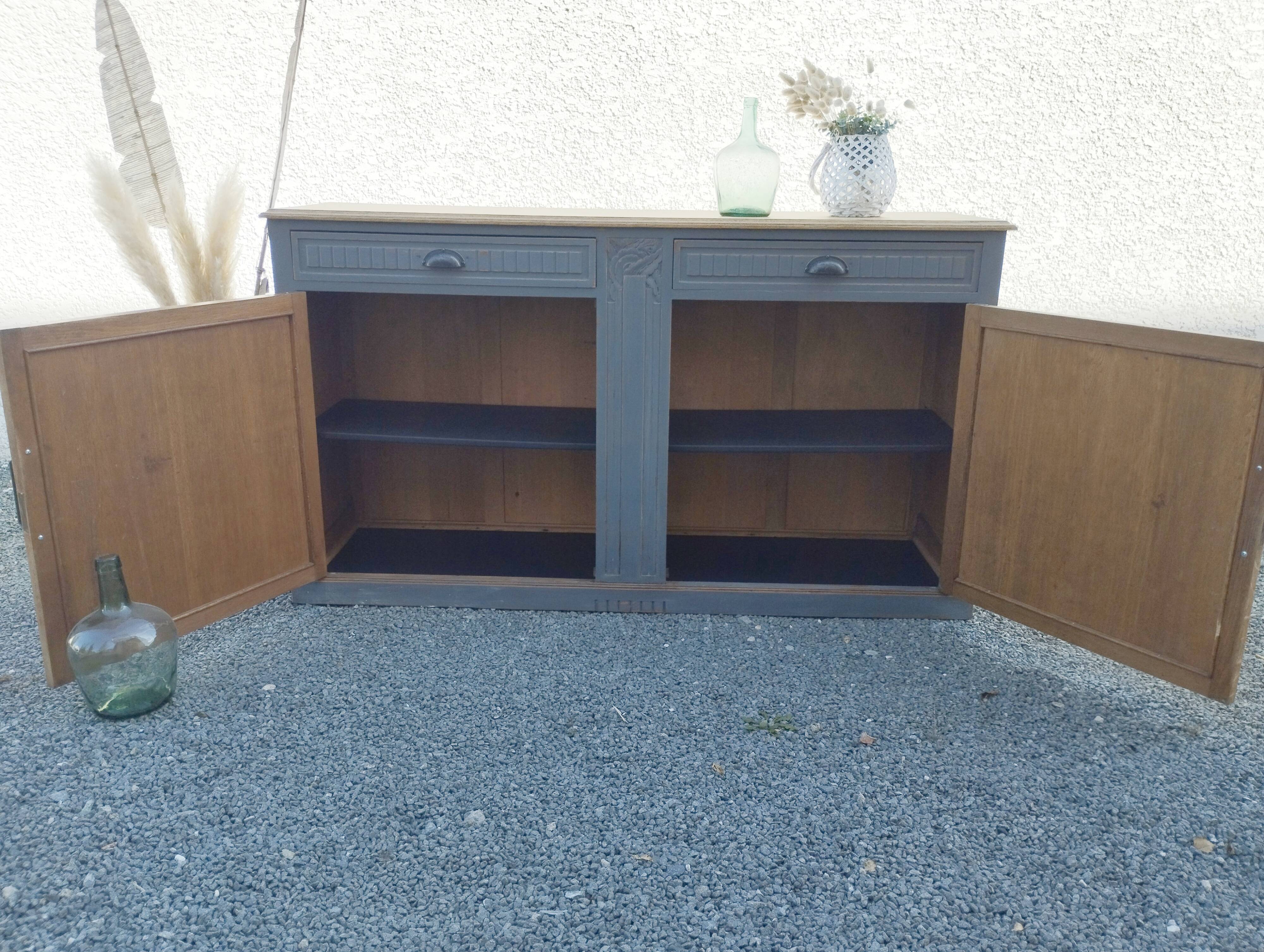 Large artdéco buffet - vintage buffet