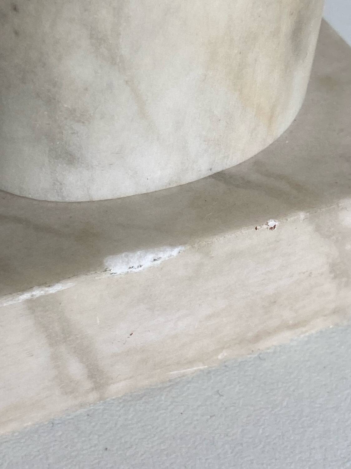 Greek marble idol statue