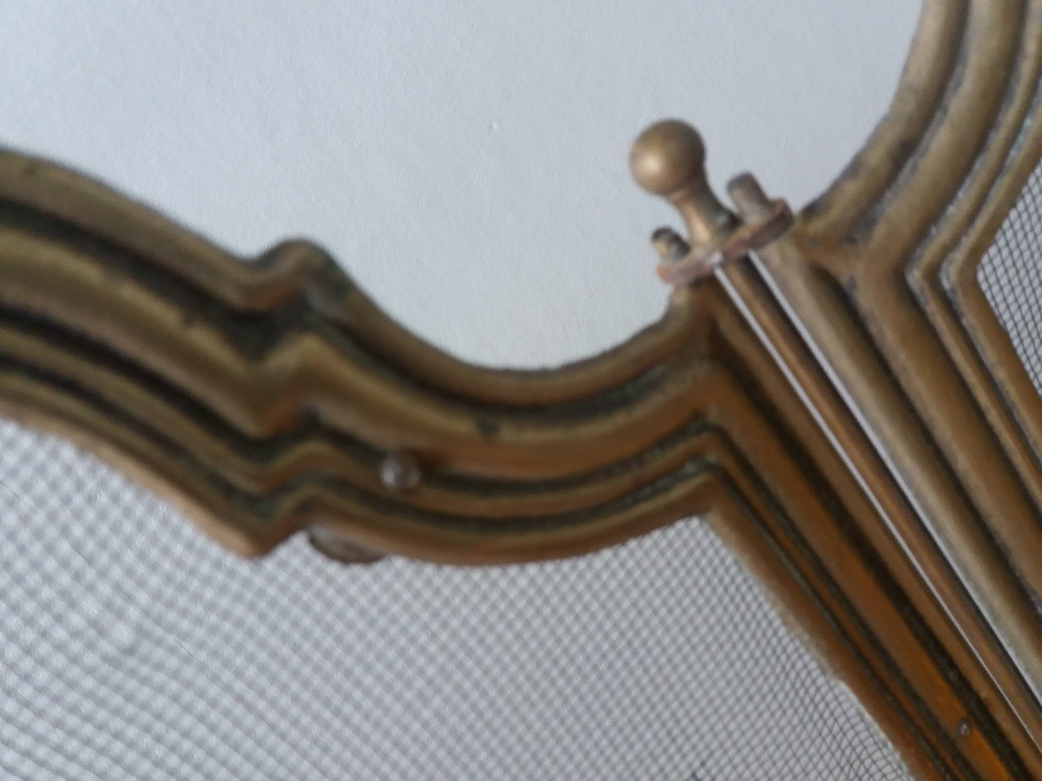 Fire screen fireplace screen 4 leaves