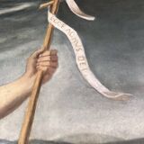 Painting Oil on canvas after Murillo Saint Jean Batiste early 20th century