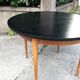 Expandable round dining table 2m46