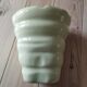 Vintage shell vase Salins – French crackled earthenware – 1970s