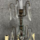 Pair of girandoles in bronze and patinated brass louis xv style circa 1930