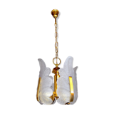 "Leaf" chandelier by Carl Fagerlund, Murano glass, Germany, 1970