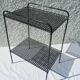 Black lacquered perforated iron harness designer 1950s/60'S