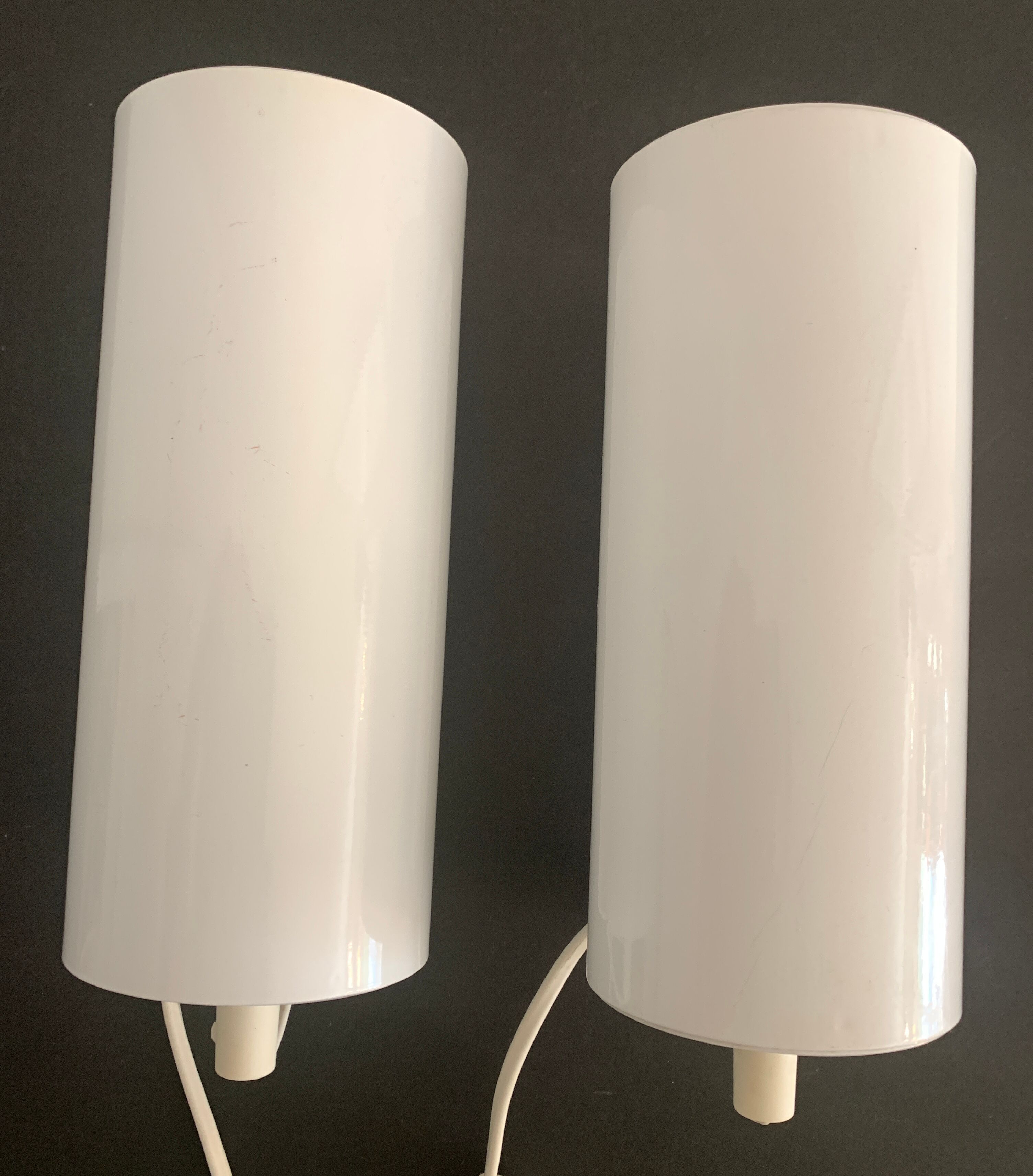 Paire d'appliques rouleaux réglables Ikea, 1980
