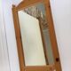 Grand miroir années 70/80 bois massif