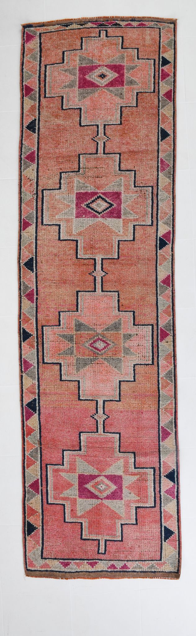 Tapis oriental vintage coureur 92x329cm