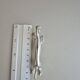 Set of 6 vintage silver metal knife rests - horse motif