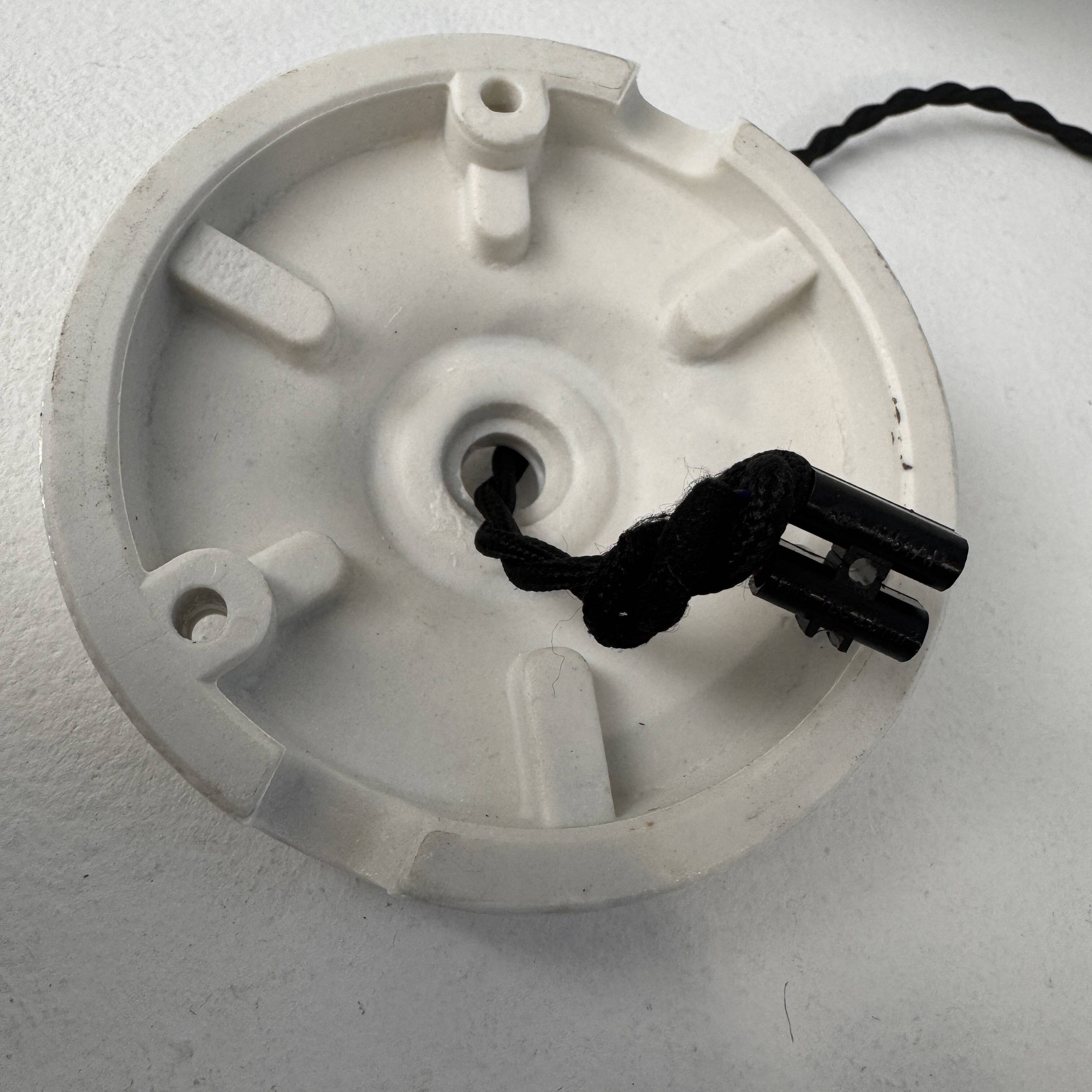 ANTIQUE ART DECO SUSPENSION IN OPALINE