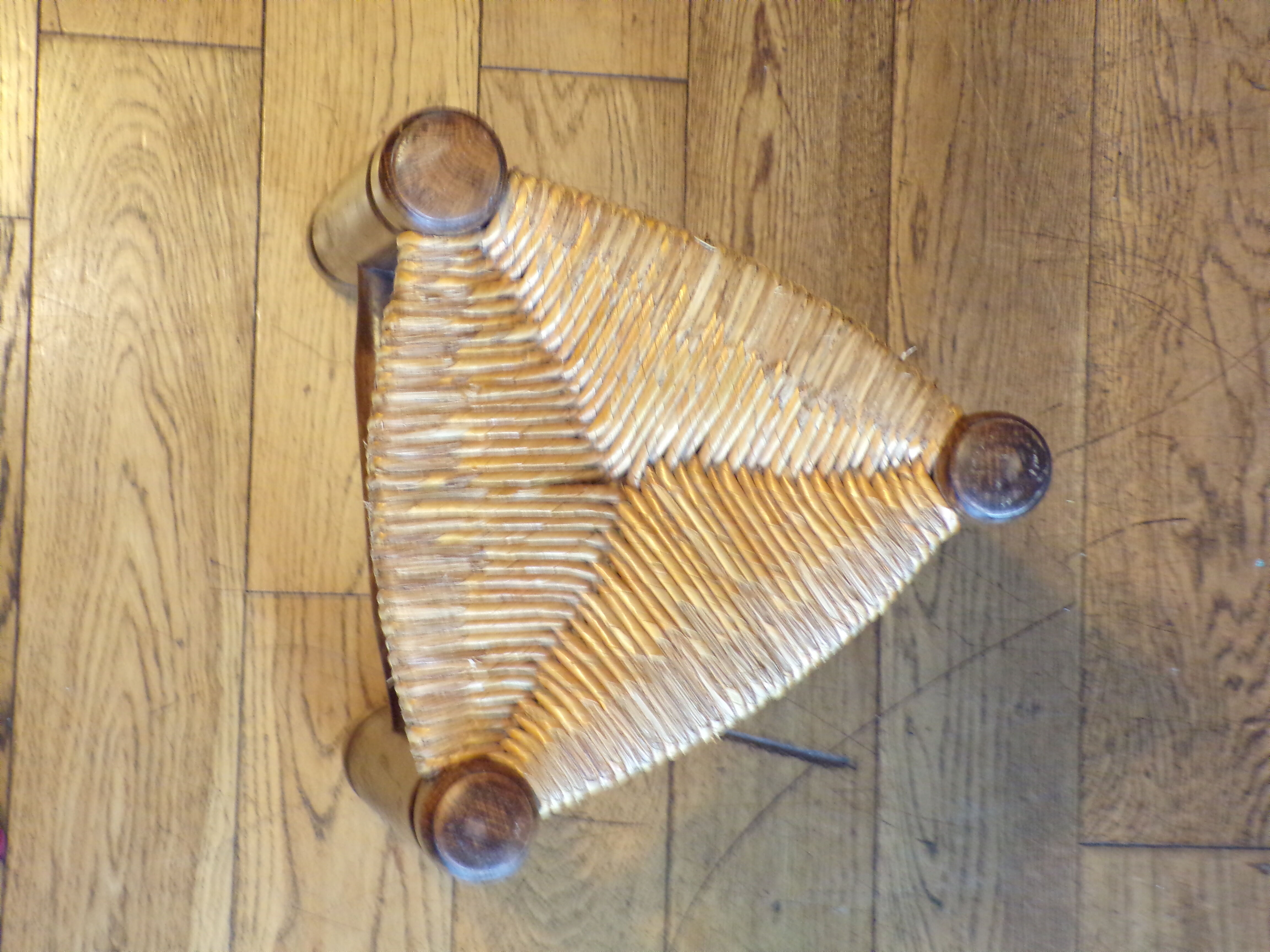 Brutalist tripod stool