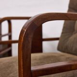 Lajos Kozma, important Art Deco  armchairs by Budapest Werkstatte, 1930s