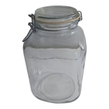 Glass jar or candy box 4,250 l made Italy