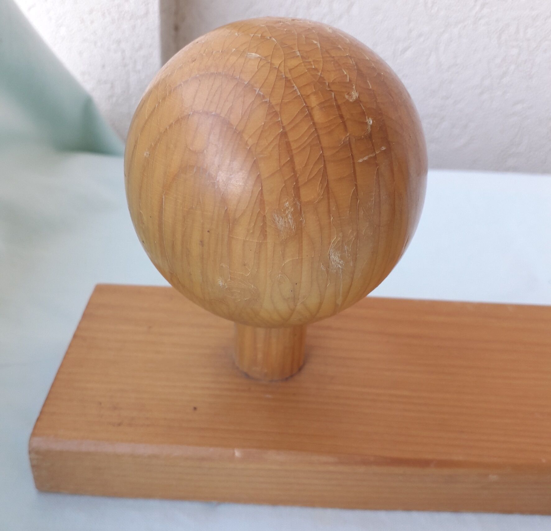 Wooden coat rack