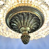 Pair of large 55cm tassel ceiling lights