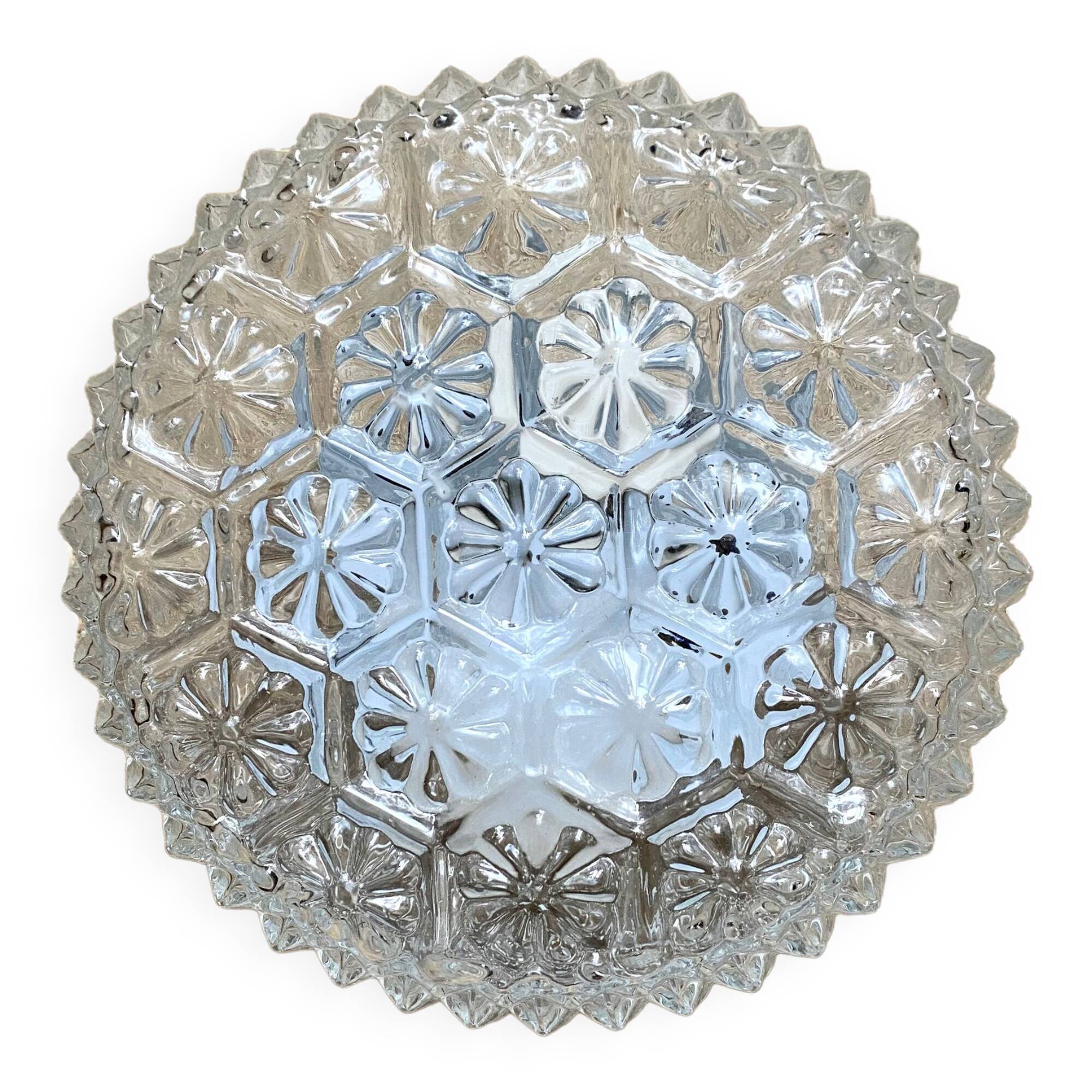 Vintage glass ceiling lamp