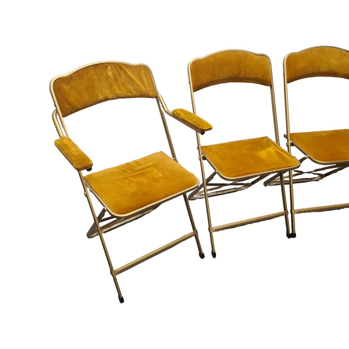 Vintage Fritz & Co. Style Folding Chairs, 1970s