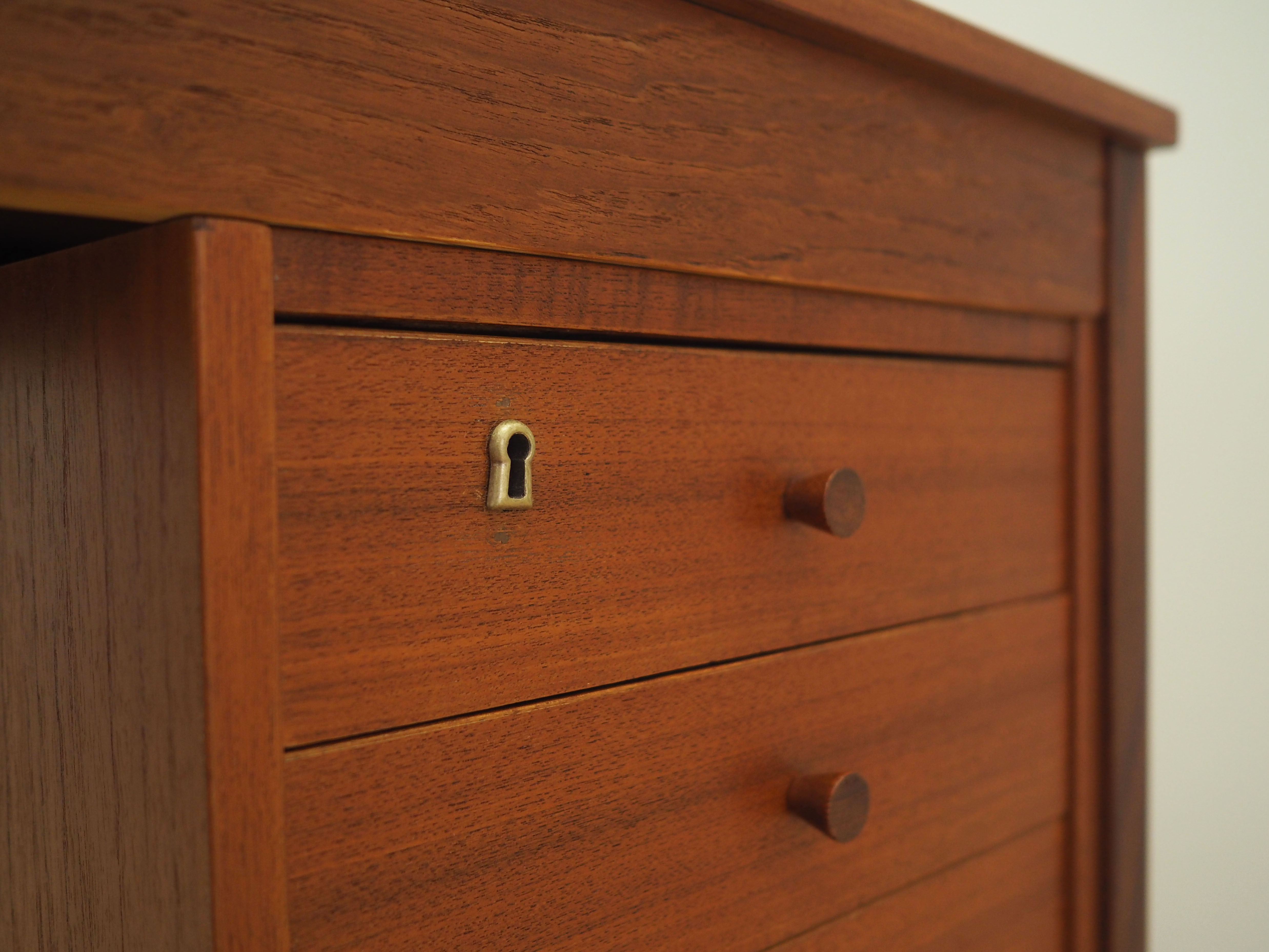 Teak desk, Danish design, 1970s, made in Denmark
