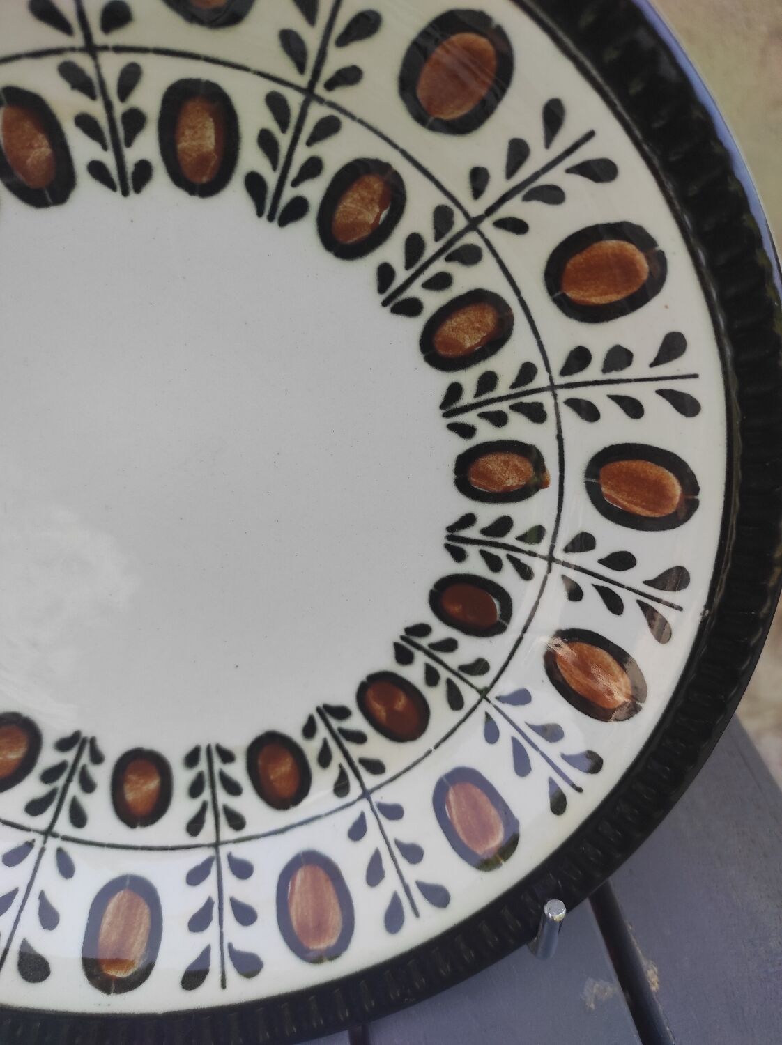 12 hollow plates Boch la Louvière 60s