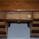 Bureau partenaire double face à deux caissons Gillows Lancaster chêne moucheté
