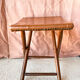 Tabouret de en Cuir et Bois Style Curule