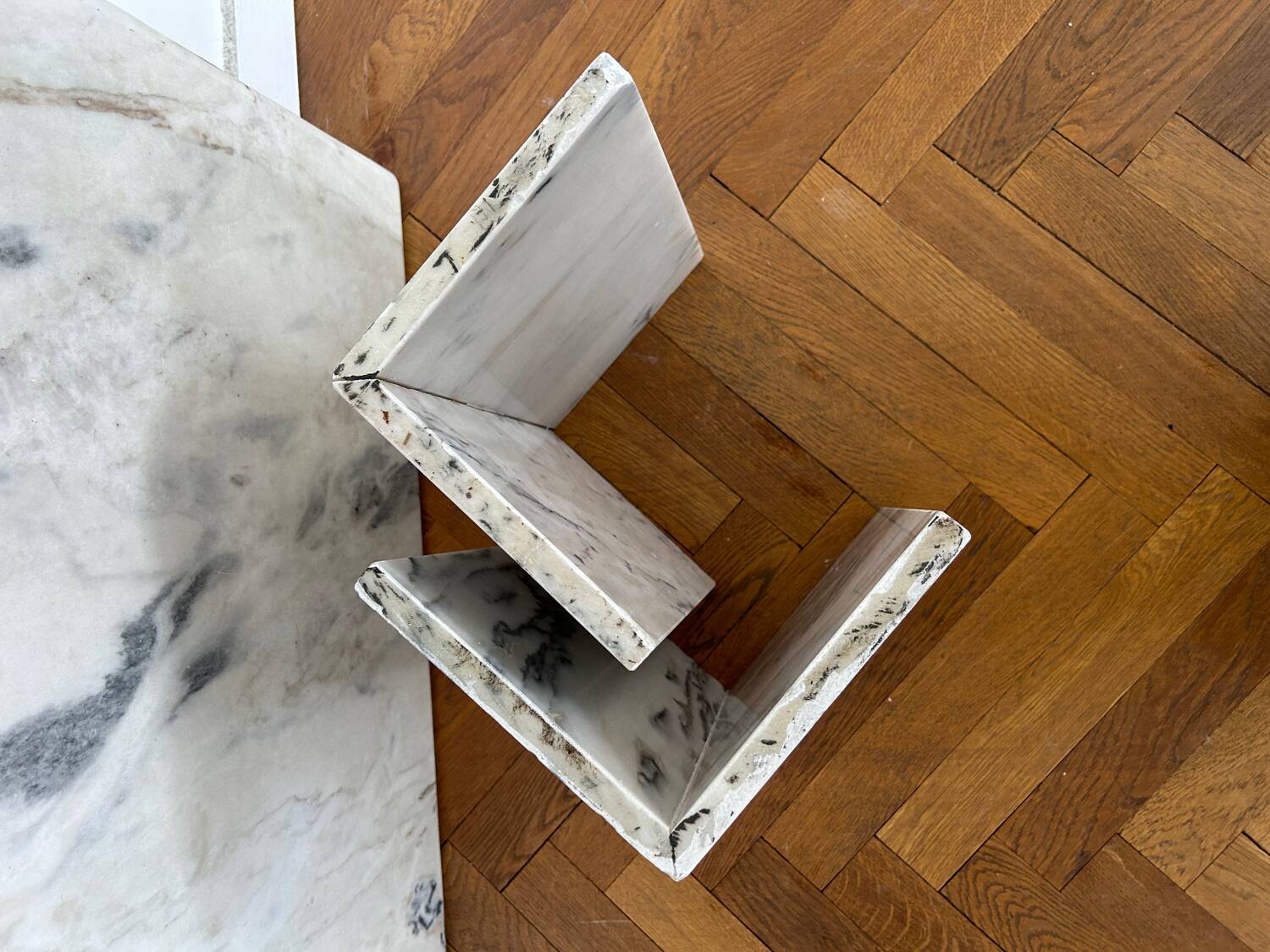 Marble coffee table