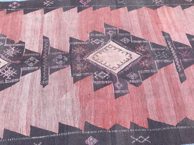 Persian tribal Kilim handmade 145x384 cm