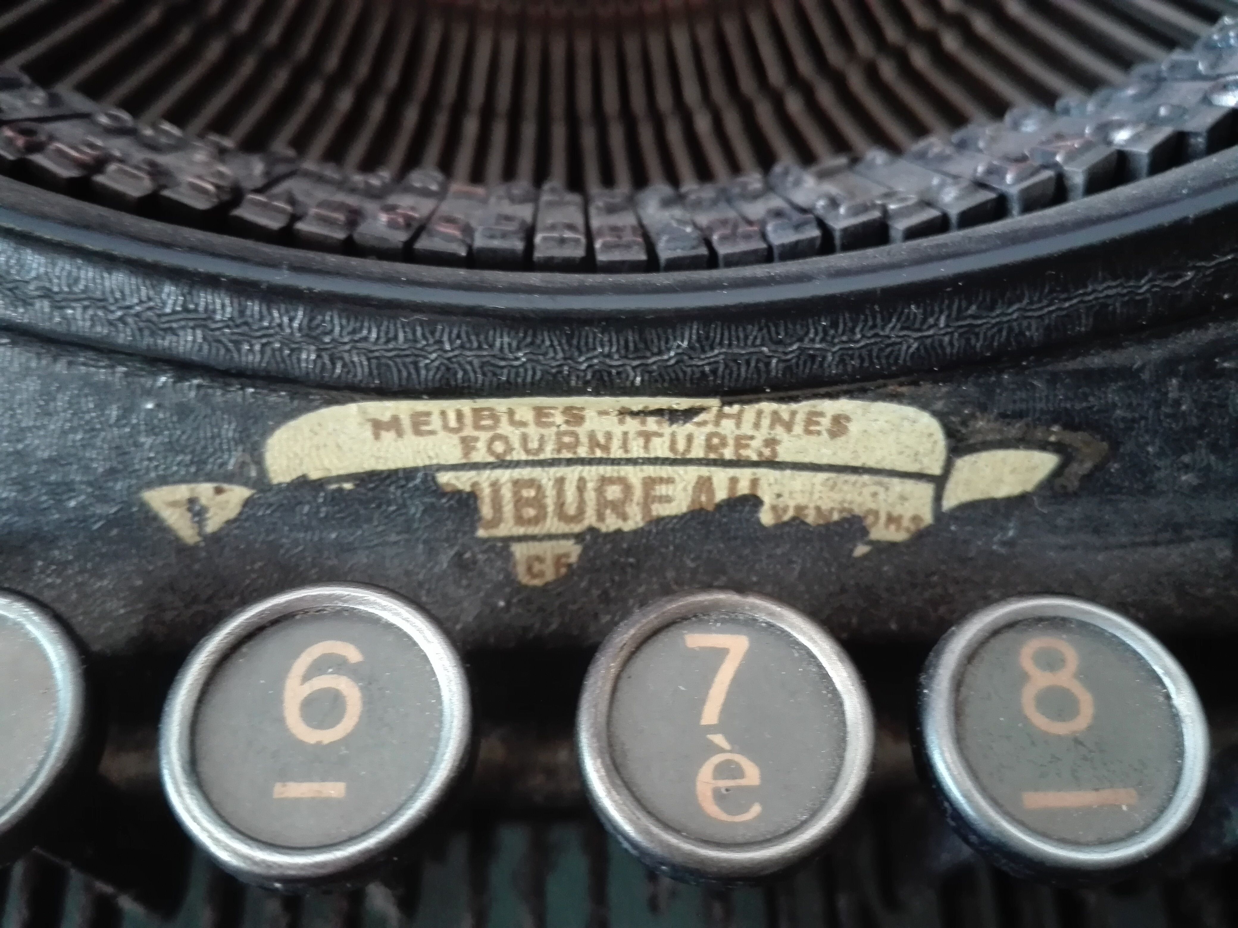 Rooy United 40 typewriter