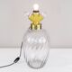 Mid-Century Modern Blown Glass and Brass Table Lamp Lumica Spain, 1970