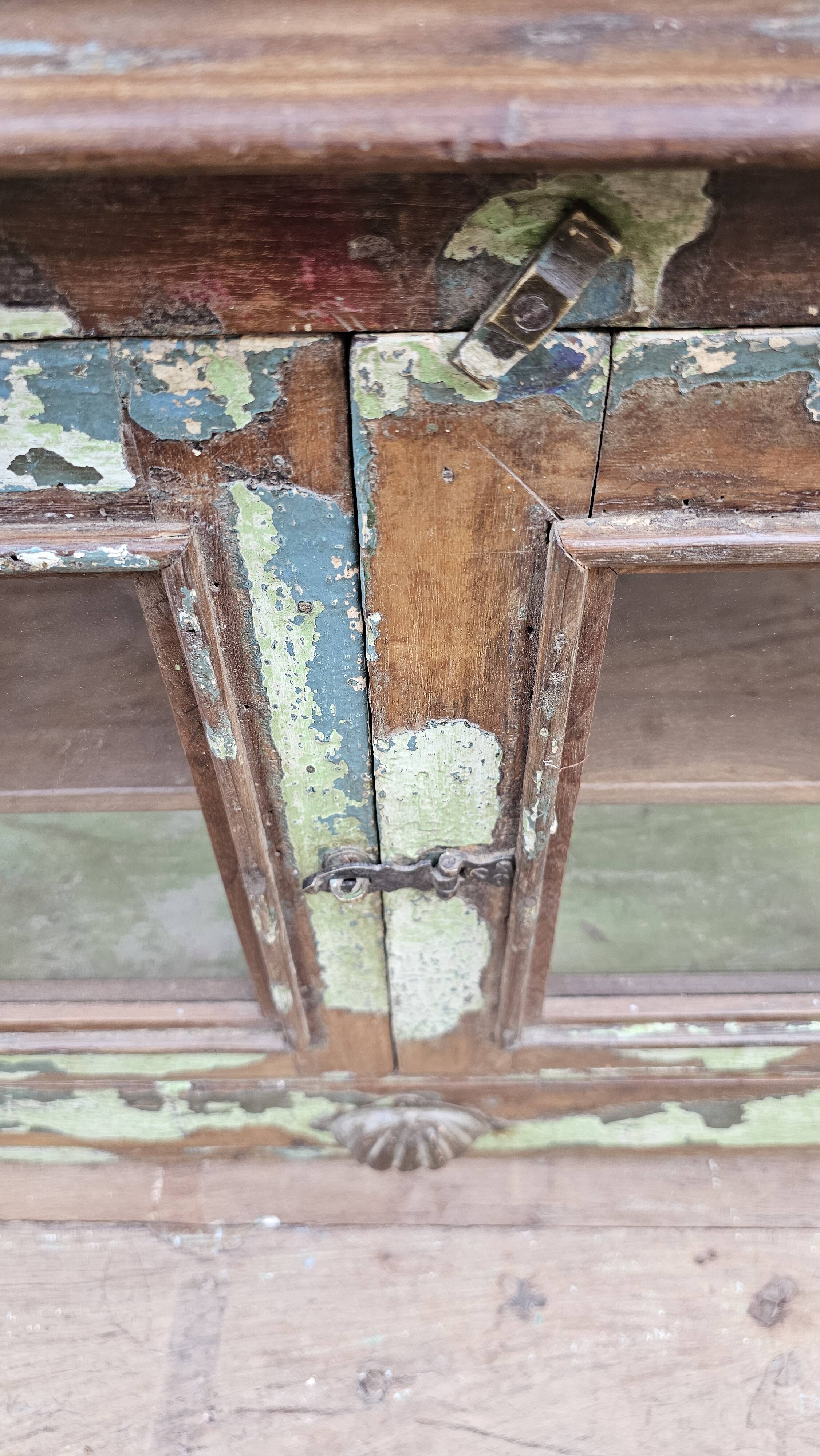 Antique Burmese teak cabinet