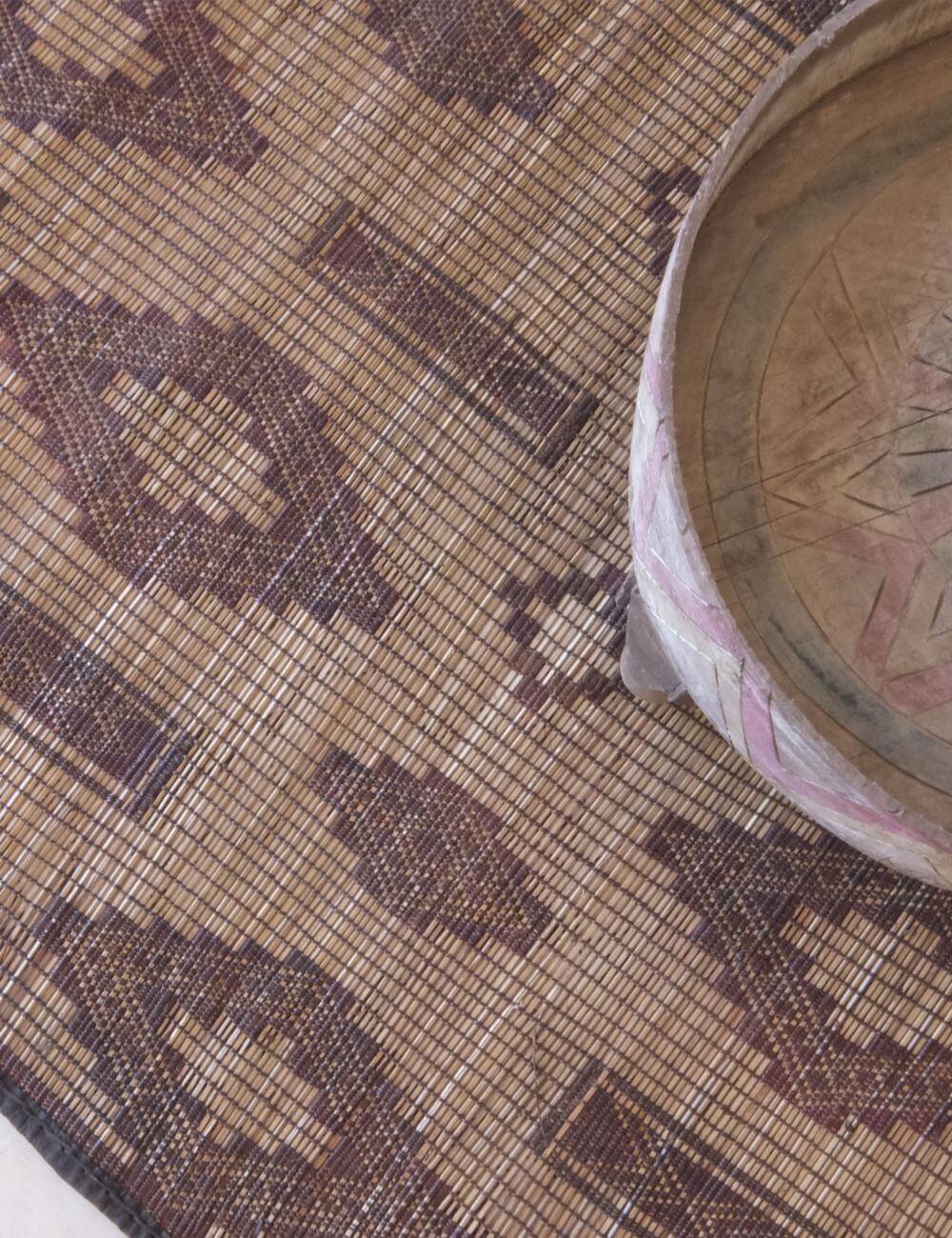 Tuareg mat nomad Morocco rug 110 x 146 cm