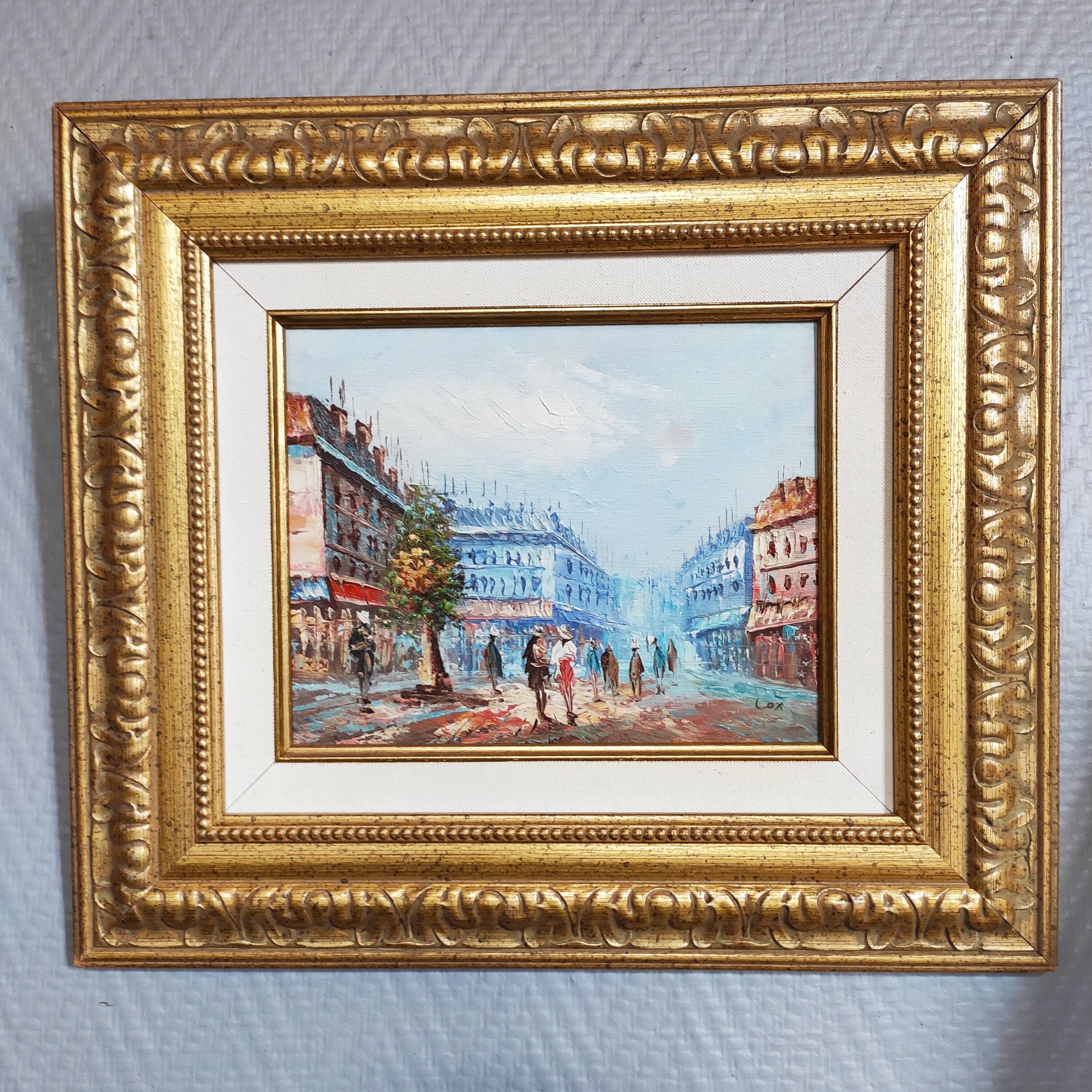 "Paris Street" wall painting