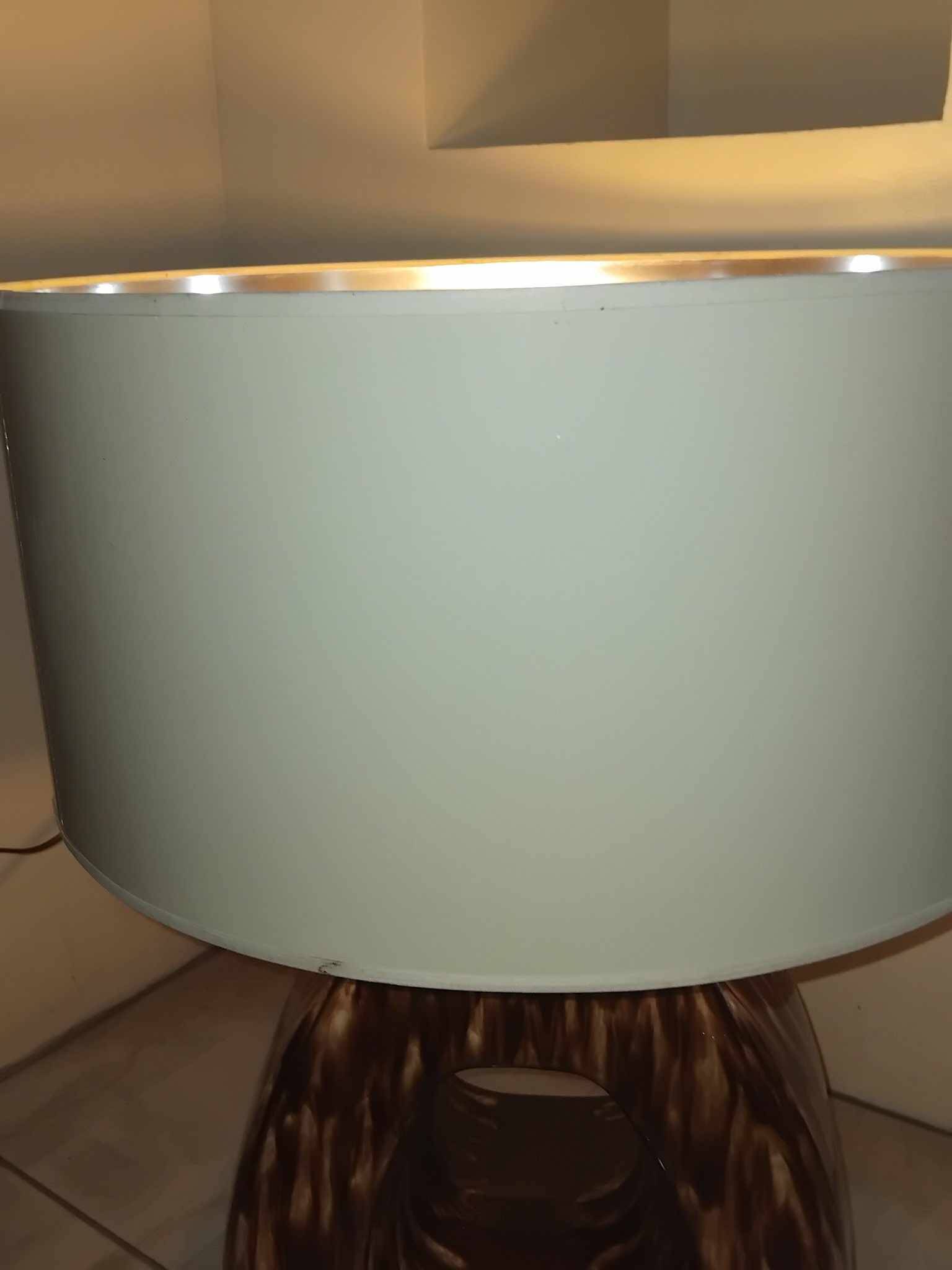 Large earthenware lamp from the 70s