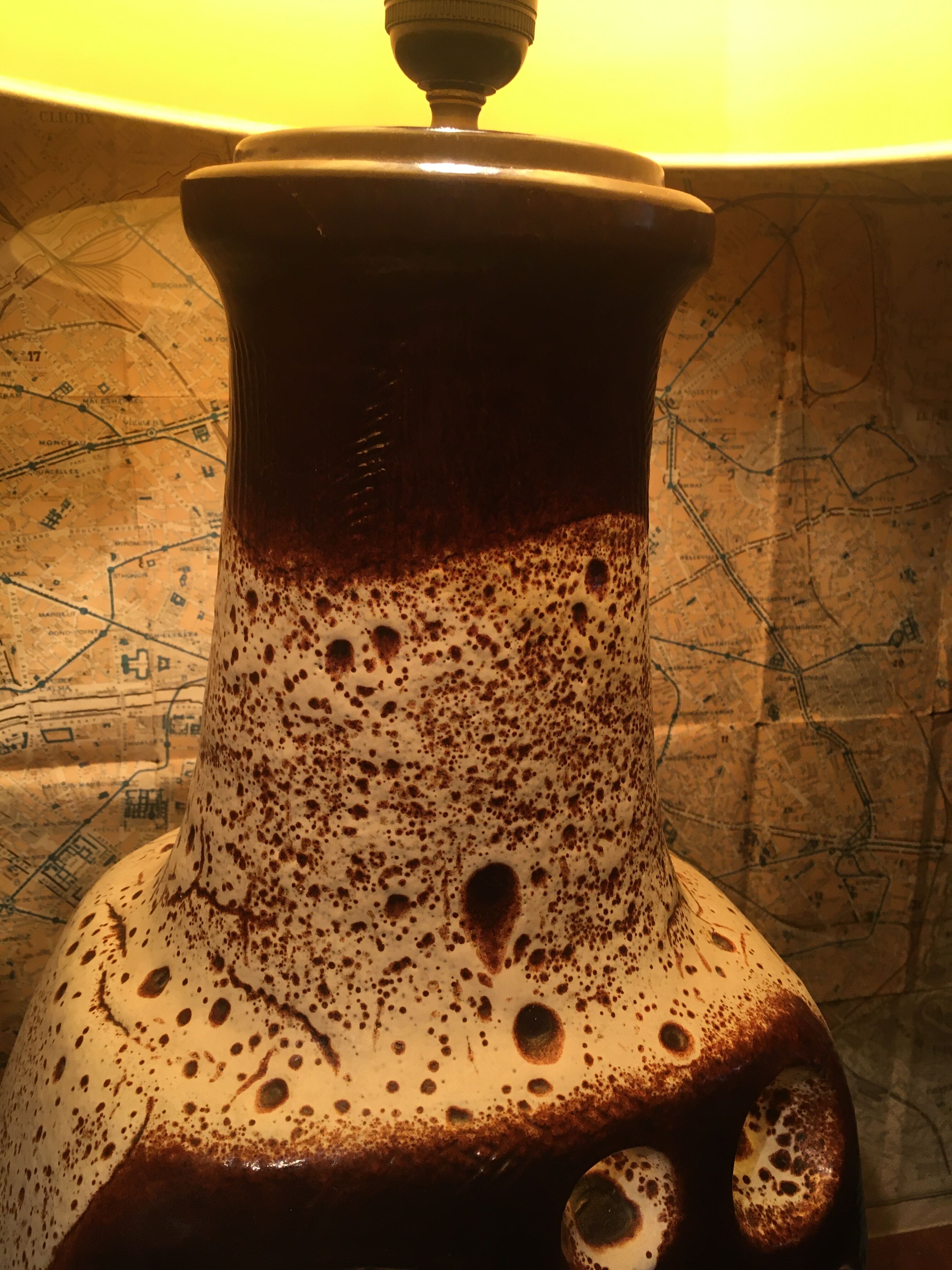 "Fat lava" floor lamp by Hustadt Leuchten from the 1970s.