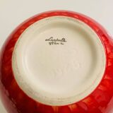 Round vase in Lunéville earthenware - "Poppy" collection