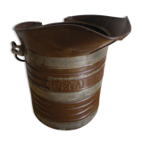 old bucket milk decal measure deco old milk bucket