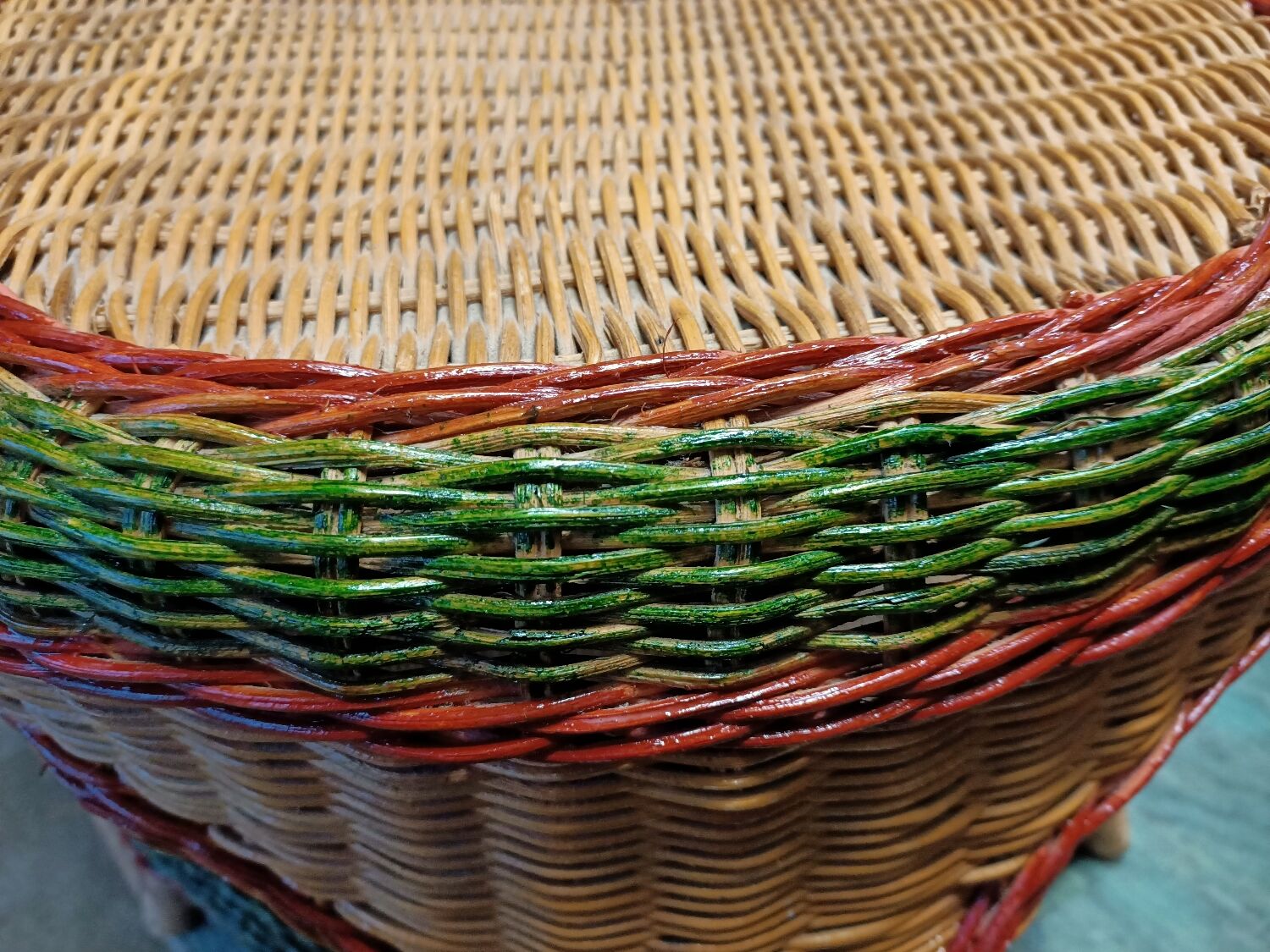 Rattan coffee table