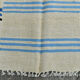 Tapis de chanvre vintage texturé neutre, 168x304cm