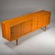Mid-century Scandinavian modern teak sideboard by Harry Østergaard for Randers Møbelfabrik, 1960s