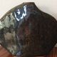 Very fine green blue vase vase stamped