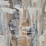 Abstract painting table