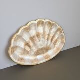 Vintage mother-of-pearl and gold trinket dish – decorative bowl