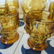 Amber glass orangeade service