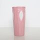 Pink and white ceramic vase, 1980