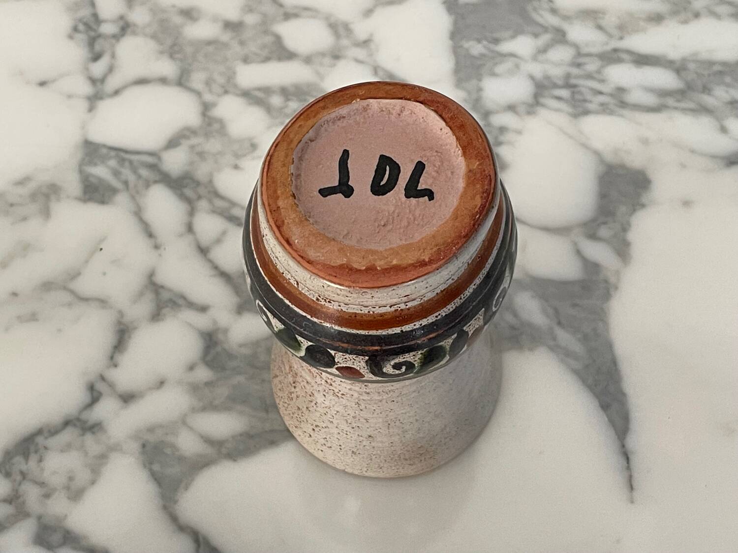 Miniature vase by Jean de Lespinasse 1960