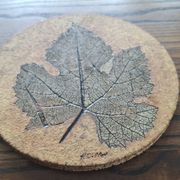 Wall ceramic leaf by Roger Capron, France, 1960s-70s.
